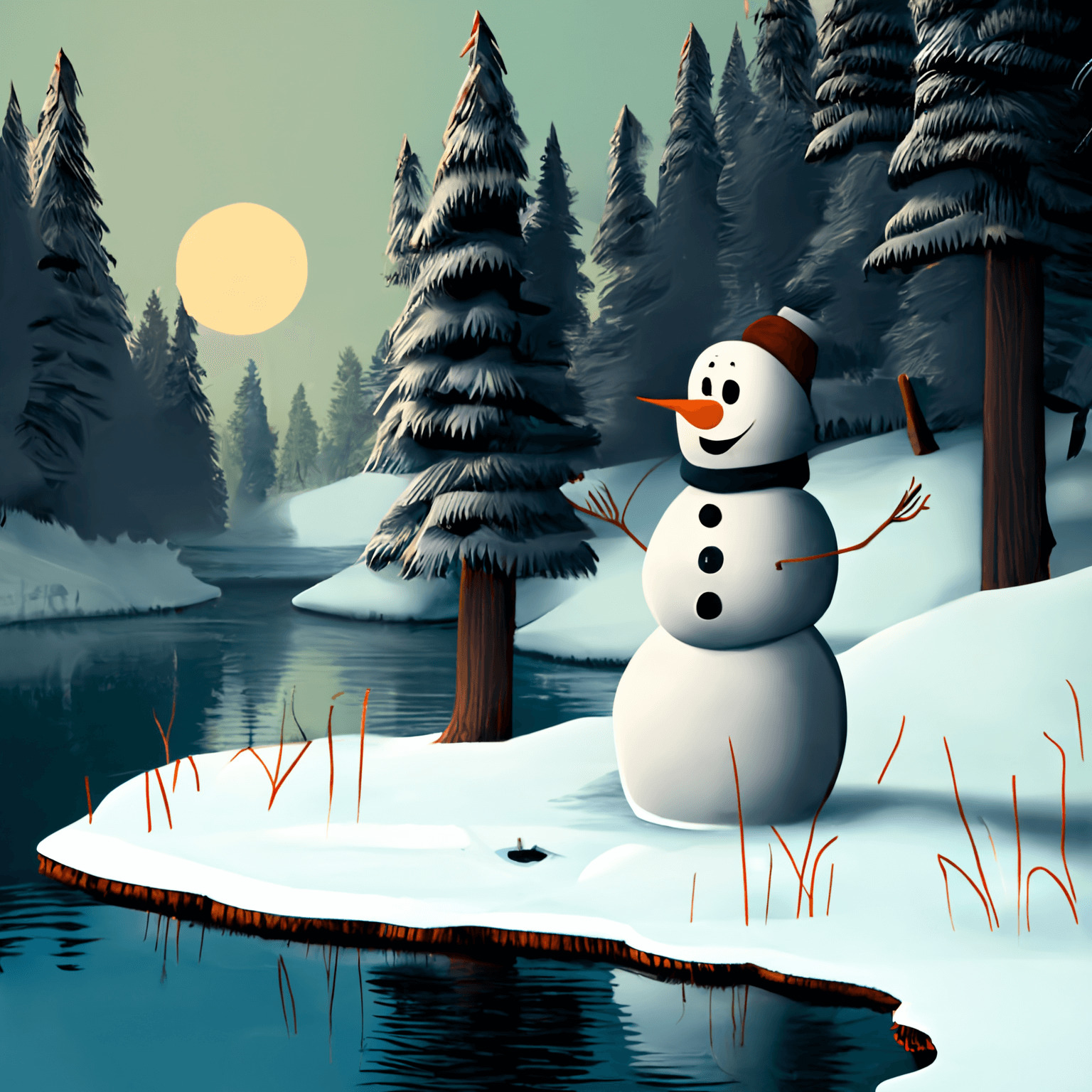 Frosty der Schneemann und die Rettung