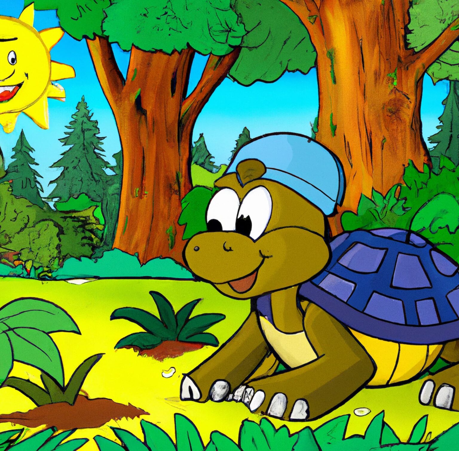 Schildkröte Rüdiger und Sophie die Eidechse