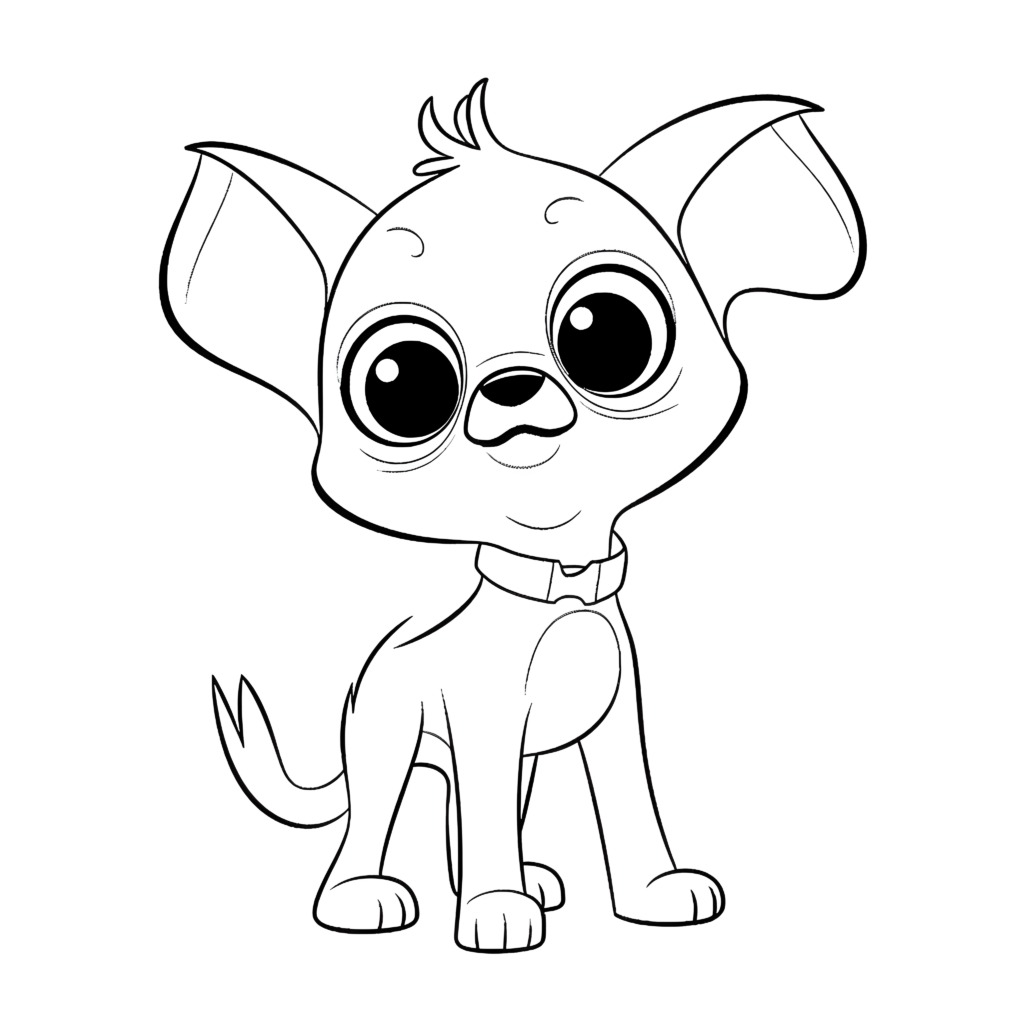 Niedlicher Cartoon-Hund