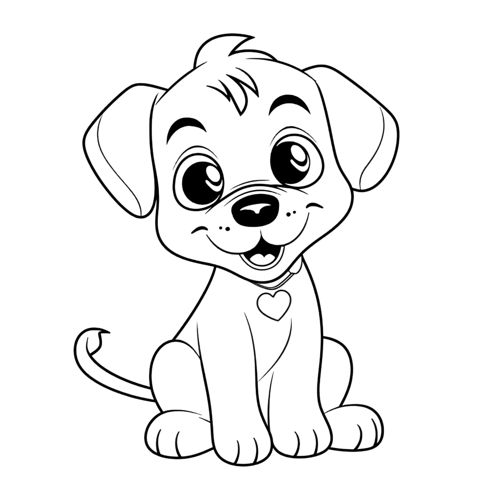 Niedlicher Cartoon-Hund
