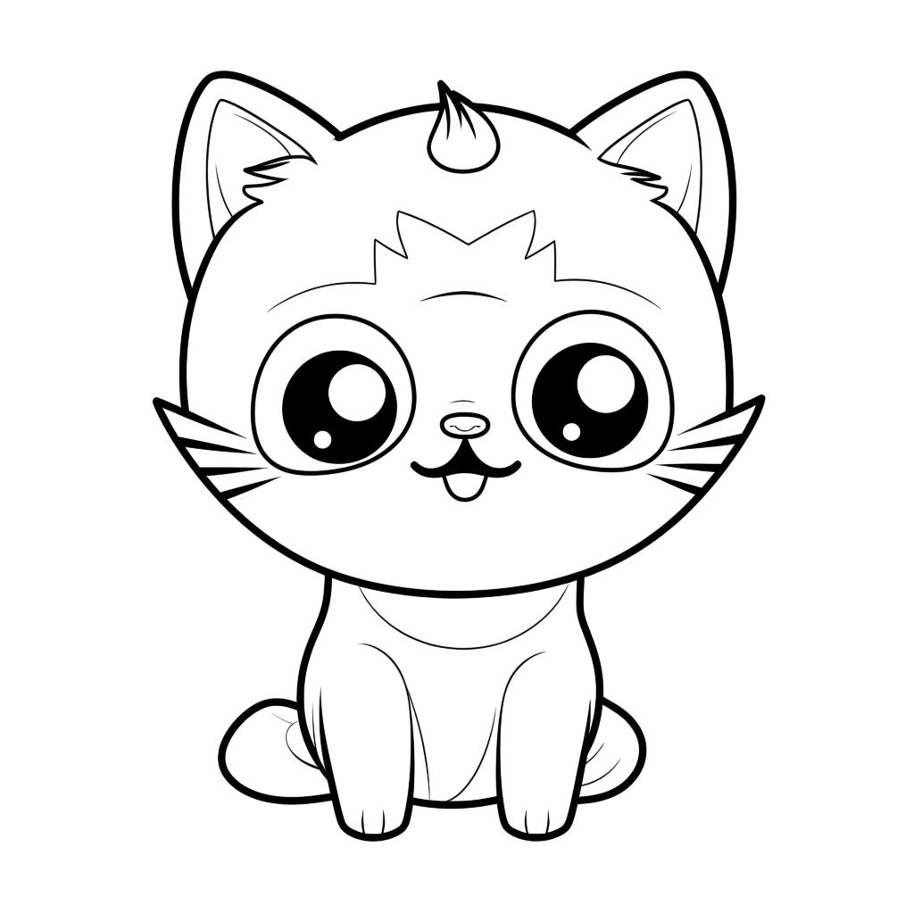 Niedliche Cartoon-Katze
