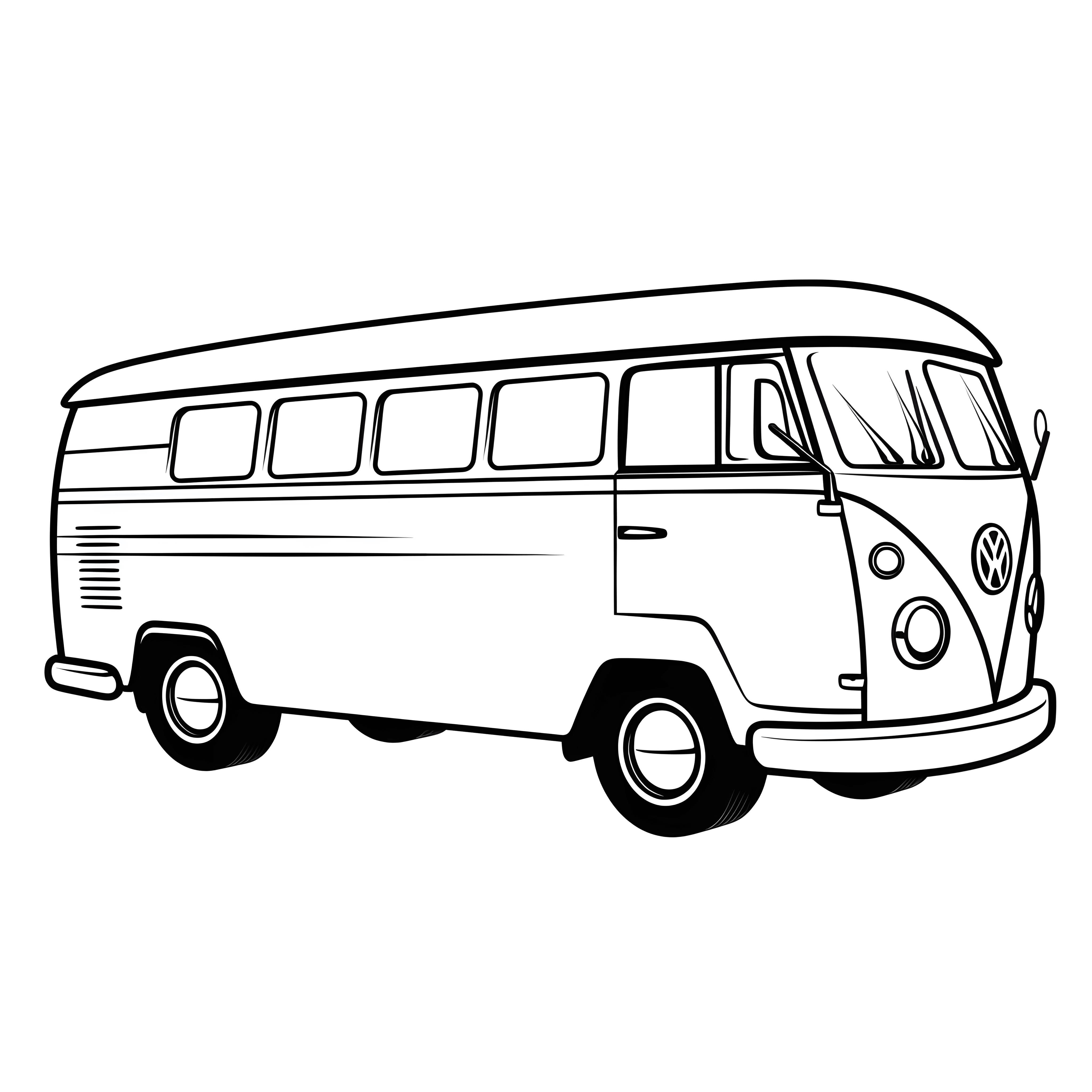 Ein Bus auf der Straße
