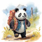 Ein Panda auf Reisen