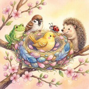 Das bunte Nest – Ostergeschichte für Kinder