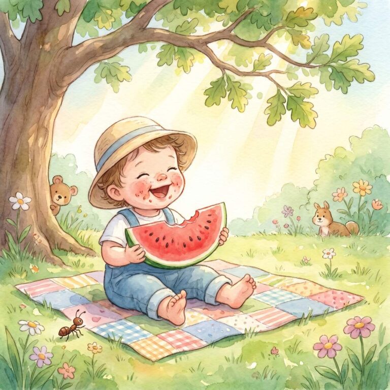 Luis Picknick im Park