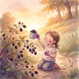 Wiebke und der Brombeer-Wettstreit